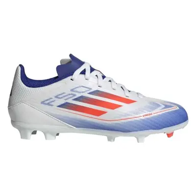 adidas F50 LEAGUE FG/MG J Gyerek futballcipő, fehér, méret