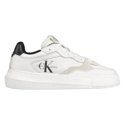 Calvin Klein CHUNKY CUPSOLE COUI LTH Női szabadidőcipő, fehér, méret