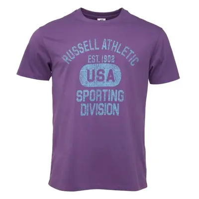 Russell Athletic USA Férfi póló, lila, méret