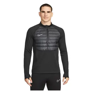 Nike THERMA-FIT ACADEMY Férfi hibrid pulóver, fekete, méret