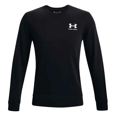 Under Armour RIVAL TERRY LC CREW Férfi pulóver, fekete, méret