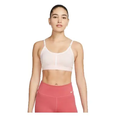 Nike NK AIR INDY LOGO STRP BRA Női sportmelltartó, rózsaszín, méret