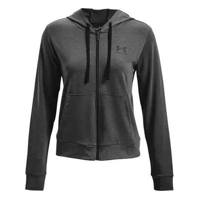 Under Armour RIVAL TERRY FZ HOODIE Női pulóver, szürke, méret