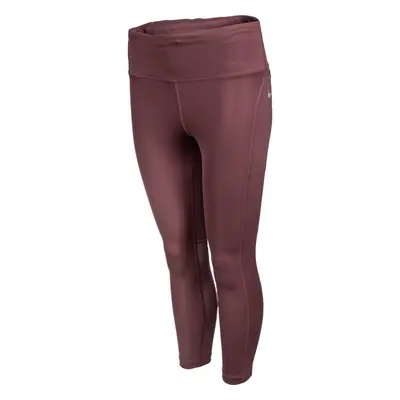 Nike DF FAST CROP W Női legging futáshoz, bordó, méret