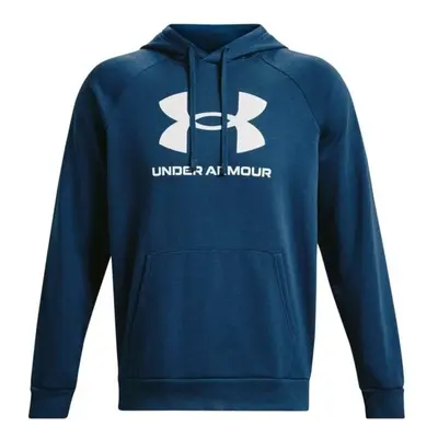 Under Armour RIVAL FLEECE LOGO HD Férfi pulóver, sötétkék, méret