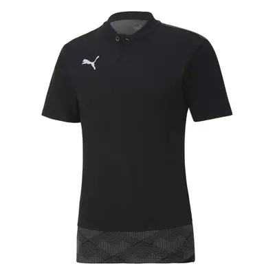 Puma TEAM FINAL CASUALS POLO Férfi póló, fekete, méret