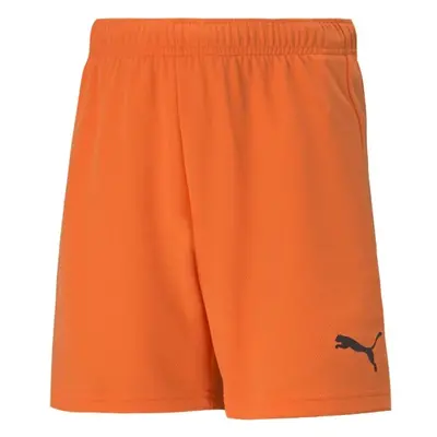 Puma TEAMRISE SHORT JR Junior rövidnadrág, narancssárga, méret