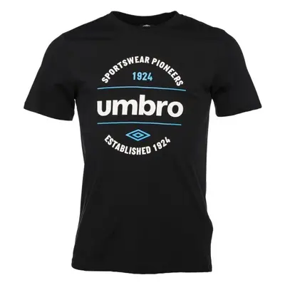 Umbro CIRCULAR GRAPHIC TEE Férfi póló, fekete, méret