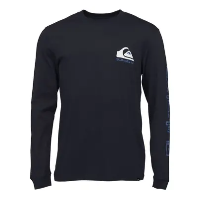 Quiksilver COMP LOGO LS Férfi póló, sötétkék, méret