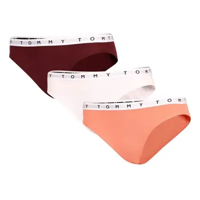 Tommy Hilfiger 3P BIKINI Női alsó, bordó, méret