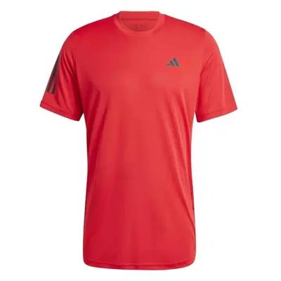 adidas CLUB 3-STRIPES TENNIS Férfi tenisz póló, piros, méret