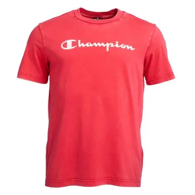 Champion OLD SCHOOL CREWNECK T-SHIRT Férfi póló, piros, méret