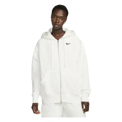 Nike SPORTSWEAR PHOENIX FLEECE Női pulóver, fehér, méret