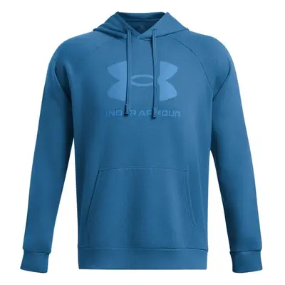 Under Armour RIVAL FLEECE LOGO HD Férfi pulóver, kék, méret