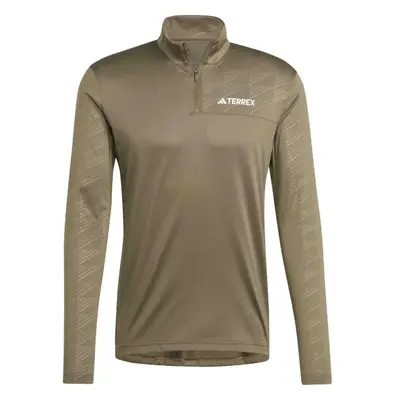 adidas TERREY MULTI HALF-ZIP Férfi felső, khaki, méret