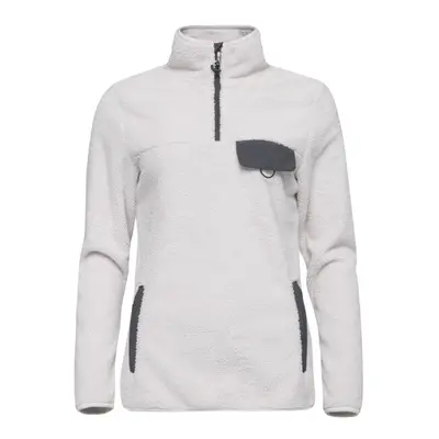 FUNDANGO VINONA FLEECE PULLOVER Női pulóver, fehér, méret