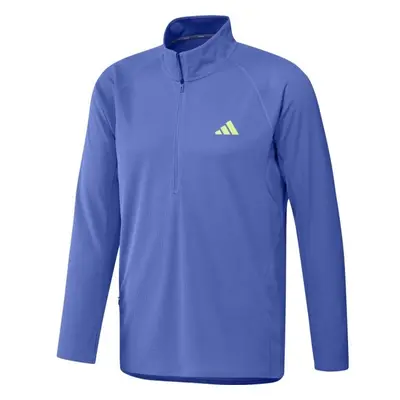 adidas ADIZERO RUNNING QUARTER-ZIP LONG SLEEVE Férfi futófelső, sötétkék, méret