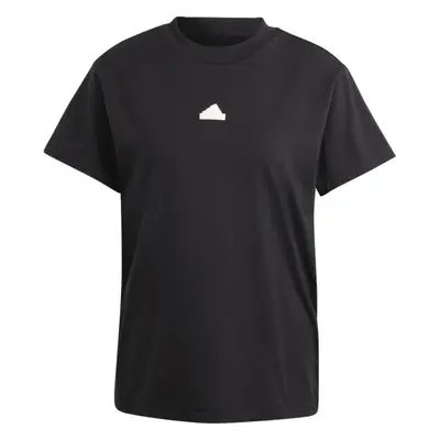 adidas EMBROIDERED T-SHIRT Női póló, fekete, méret