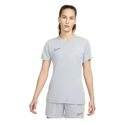 Nike DF ACD23 TOP SS BRANDED Női póló edzéshez, szürke, méret