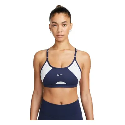 Nike NK DF INDY LOGO BRA 6MO Női sportmelltartó, sötétkék, méret