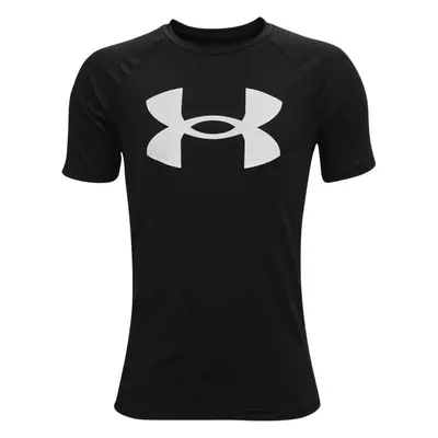 Under Armour TECH BIG LOGO SS Fiú póló, fekete, méret