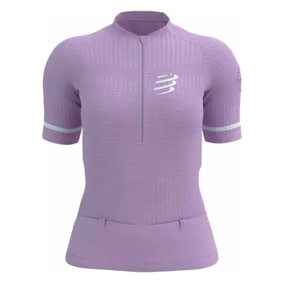 Compressport TRAIL POSTURAL SS TOP W Női futómez, lila, méret