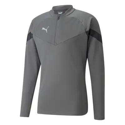 Puma TEAMFINAL TRAINING 1/4 ZIP TOP Férfi sportfelső, szürke, méret