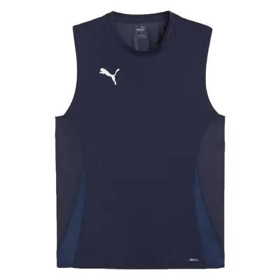 Puma TEAMGOAL SLEEVELESS JERSEY Férfi sportmez, sötétkék, méret