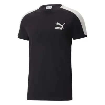 Puma T7 ICONIC TEE Férfi póló, fekete, méret