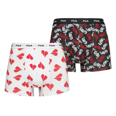 Fila BOXER ELASTIC WITH LOGO IN BOX OF PIECES Férfi boxeralsó, mix, méret