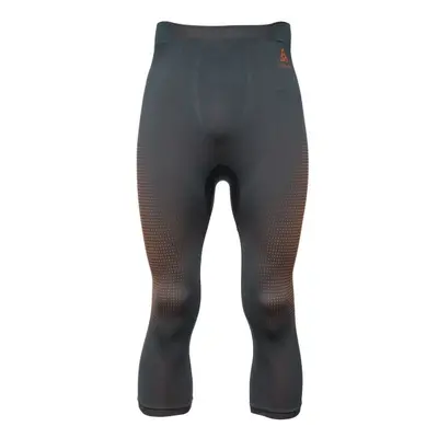 Odlo BL BOTTOM 3/4 PERFORMANCE WARM ECO Férfi funkcionális 3/4-es nadrág, sötétszürke, méret