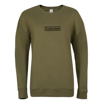 Calvin Klein REIMAGINED HER LW-L/S SWEATSHIRT Női pulóver, khaki, méret