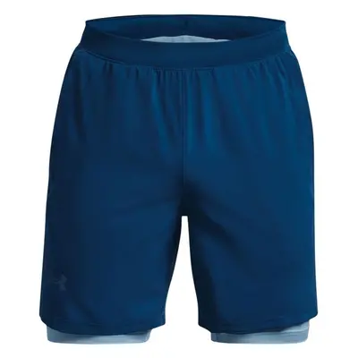 Under Armour UA LAUNCH 7'' 2-IN-1 SHORT Férfi rövidnadrág futáshoz, kék, méret