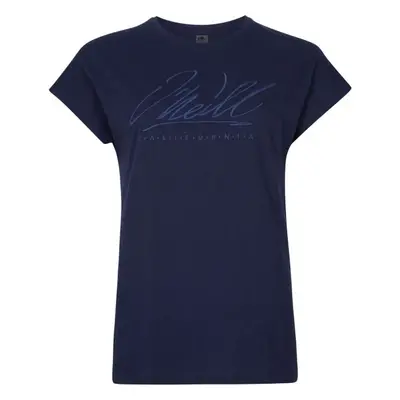 O'Neill SCRIPT T-SHIRT Női póló, sötétkék, méret