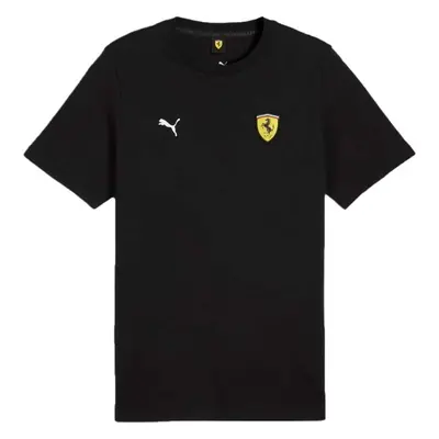 Puma FERRARI RACE COLORED SHIELD TEE Férfi póló, fekete, méret