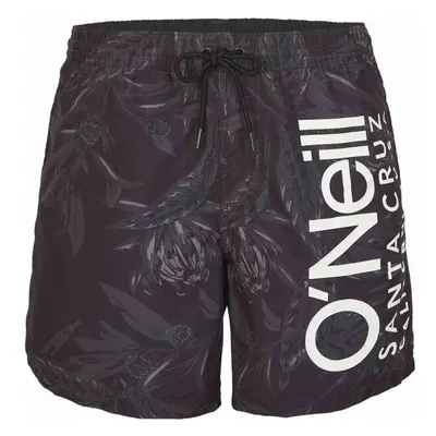 O'Neill CALI FLORAL 16'' SWIM SHORTS Férfi fürdőnadrág, fekete, méret