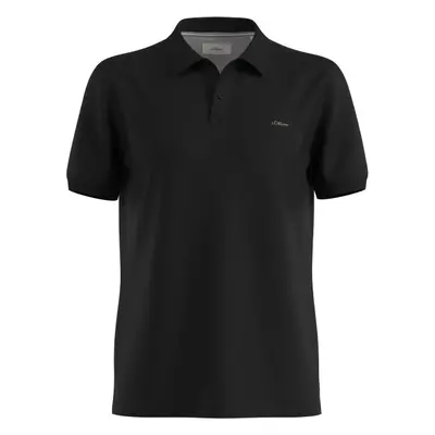 s.Oliver RL POLO SHIRT Férfi galléros póló, fekete, méret