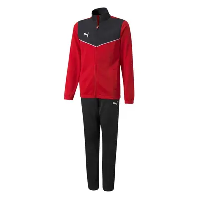 Puma INDIVIDUALRISE TRACKSUIT JR Junior melegítő szett, piros, méret