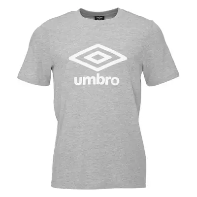 Umbro LARGE LOGO TEE ESSENTIALS Férfi póló, szürke, méret