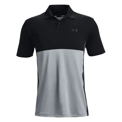 Under Armour PERFORMANCE BLOCKED POLO Férfi golf pólóing, fekete, méret