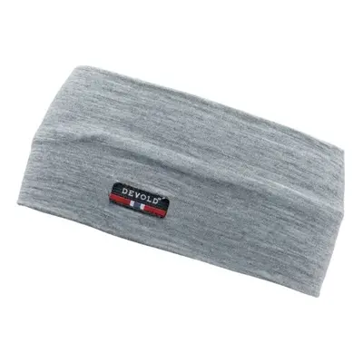 Devold BREEZE MERINO HEADBAND Gyapjú fejpánt, szürke, méret