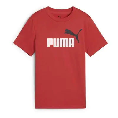 Puma ESSENTIALS COLOR N0.1 LOGO TEE B Fiú póló, piros, méret