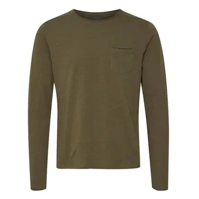 BLEND T-SHIRT L/S Férfi felső, khaki, méret