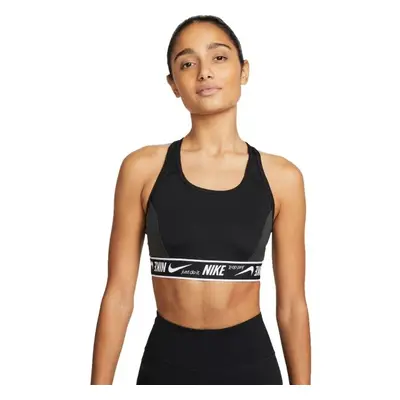 Nike W NK DF SWSH LOGO BRA Női sportmelltartó, fekete, méret