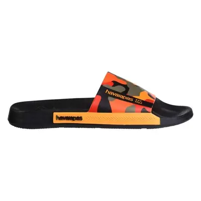 HAVAIANAS SLIDE PRINT Uniszex papucs, fekete, méret 41/42