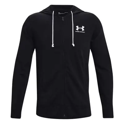 Under Armour RIVAL TERRY LC FZ Férfi pulóver, fekete, méret