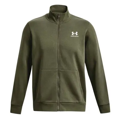 Under Armour ESSENTIAL FLEECE NOVELTY TRACK Férfi pulóver, khaki, méret