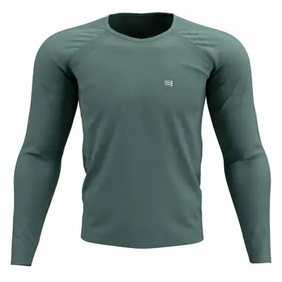 Compressport TRAINING TSHIRT LS Férfi hosszú ujjú edzőfelső, világoszöld, méret