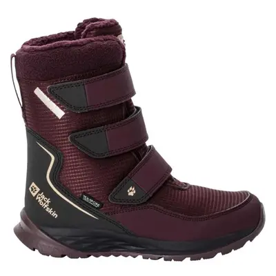 Jack Wolfskin POLAR BOOT TEXAPORE HIGH VC K Gyerek téli cipő, bordó, méret