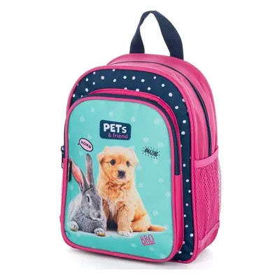 Oxybag KID BACKPACK PETS Ovis hátizsák, rózsaszín, méret